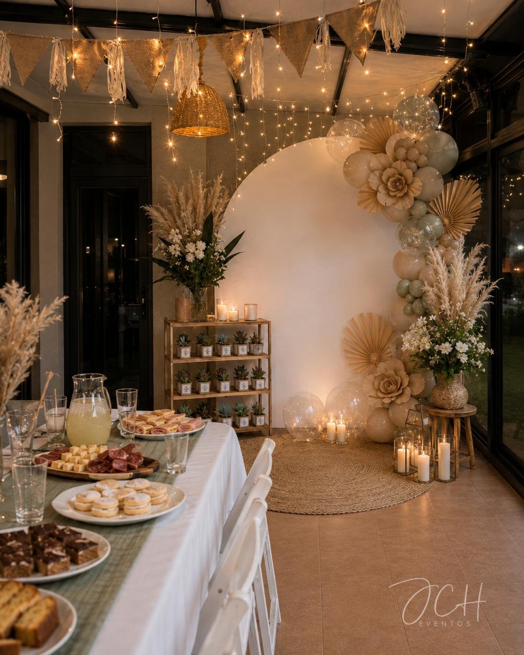 Decoración y fondo de fotos de JCH Eventos